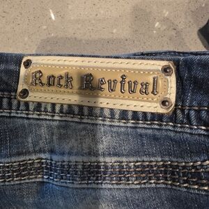 Rock Revival Distressed Denim Jeans